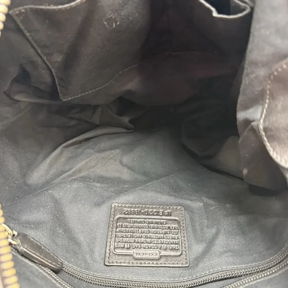 Coach Legacy Rory 19892 Black Leather Satchel Purse Shoulder Bag
